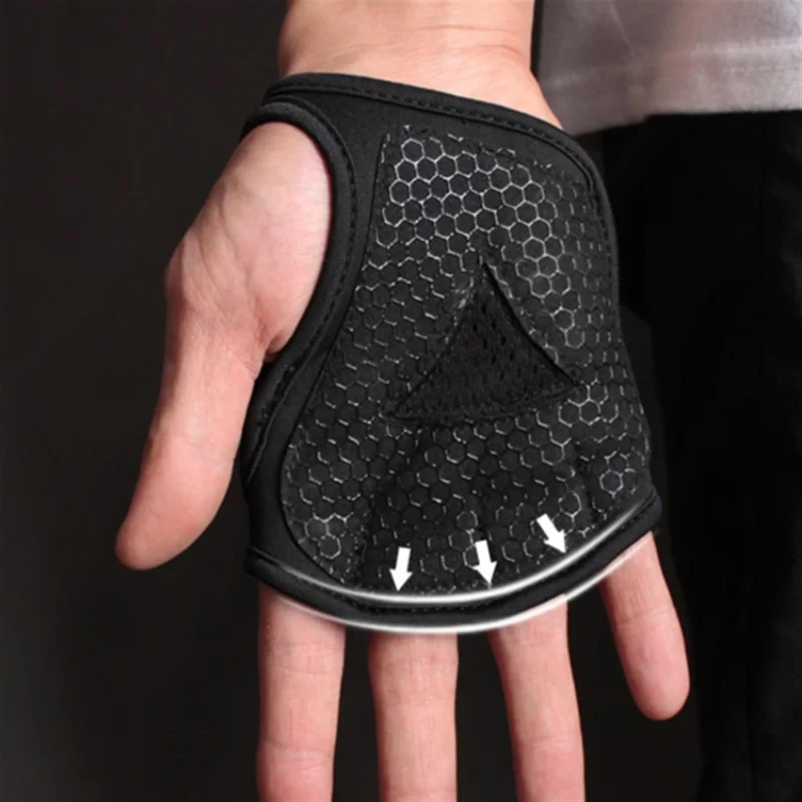 Gym Grips Gants de Fitness de gymnastique protège-main hommes femmes musculationmmes femmes musculation entraînement puissance haltérophilie gants d'entraînement haltères poignées coussinets