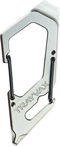 Trayvax Mosquetón Talon Multi-Herramienta (420 Raw Stainless)