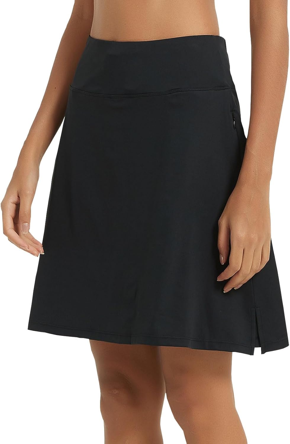 NOOYME 20" Skorts for Women Athletic Modest with Pockets Knee Length Tennis Golf Skirts - Image 2