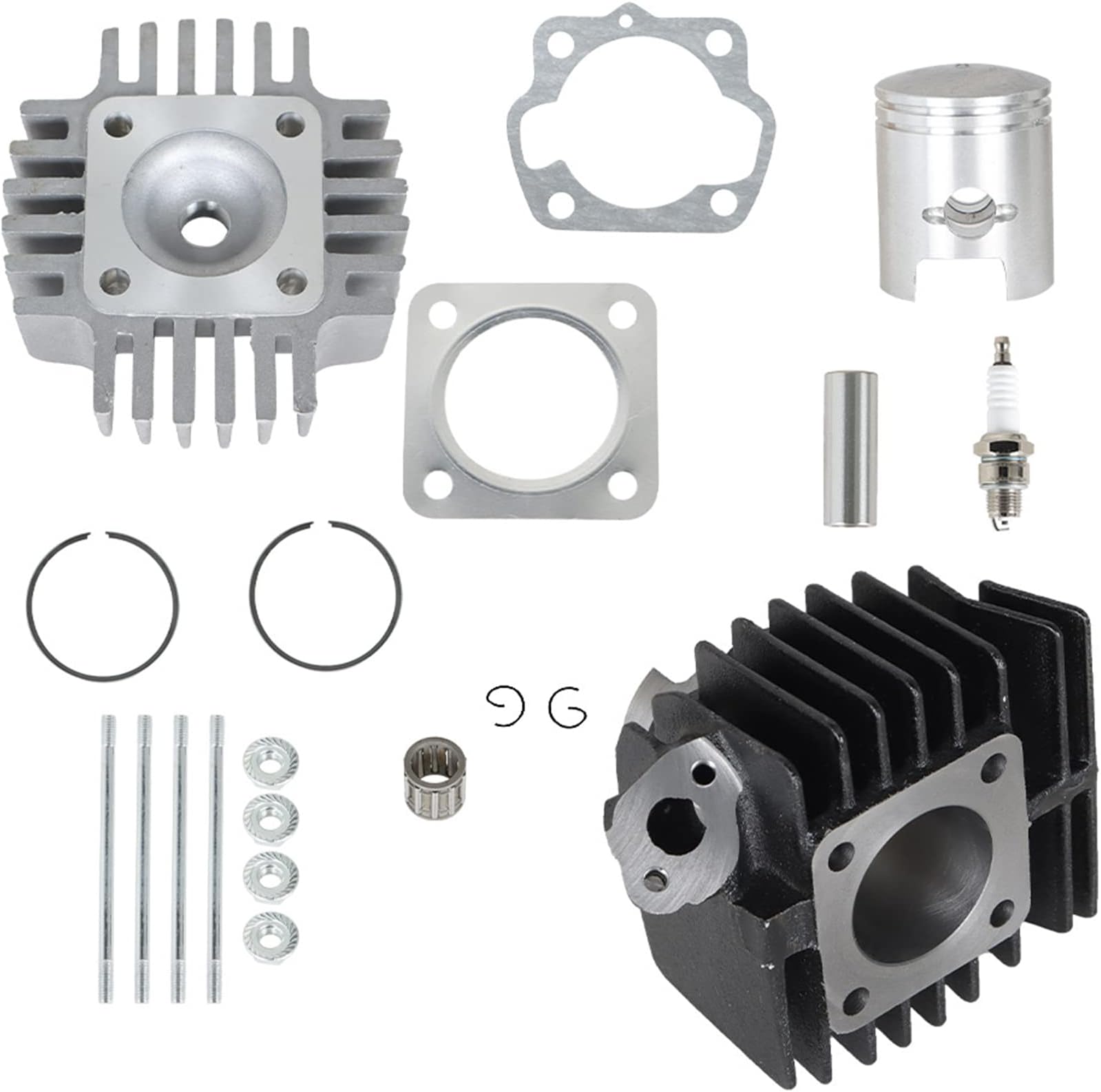 SUZUKI LT 50 LT50 PISTON RINGS CYLINDER GASKET TOP END KIT SET