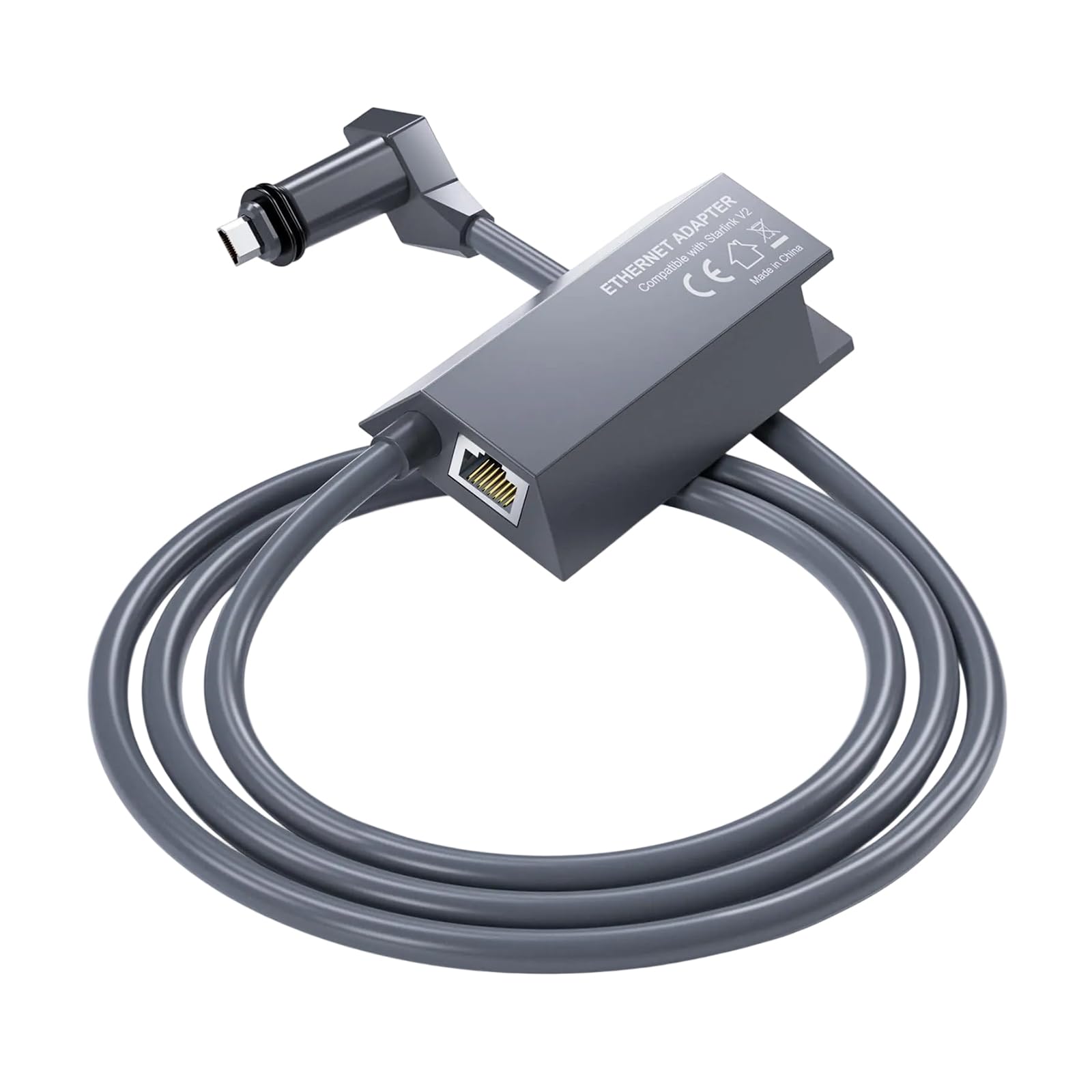 Adattatore Ethernet Per Connessione Cablata Stabile Con Adattatore Rete Esterno Satellitare Attivato