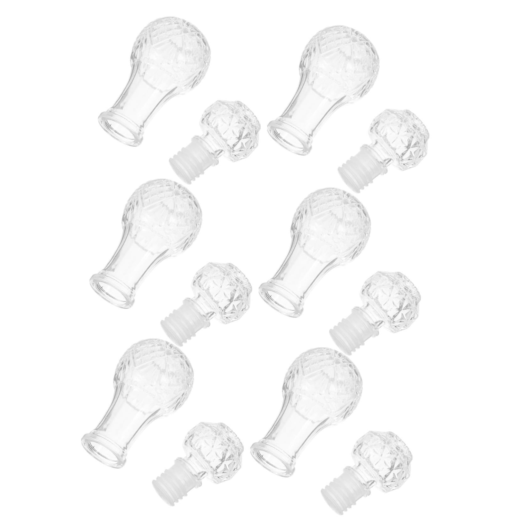 FUNOMOCYA Glass Wine Decanter with Aerator Crystal Set Perfect for Whisky Brandy Liquor