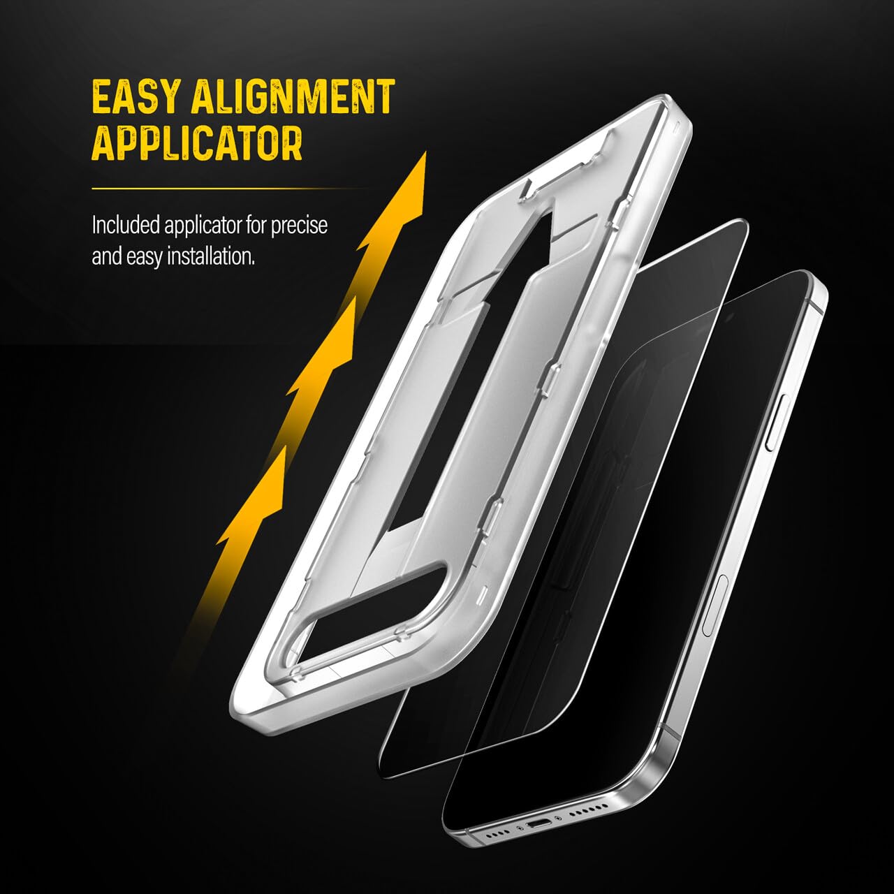 PELLICOLA VETRO TEMPERATO OPACO Per APPLE IPHONE 15 PRO MAX - FULL SCREEN