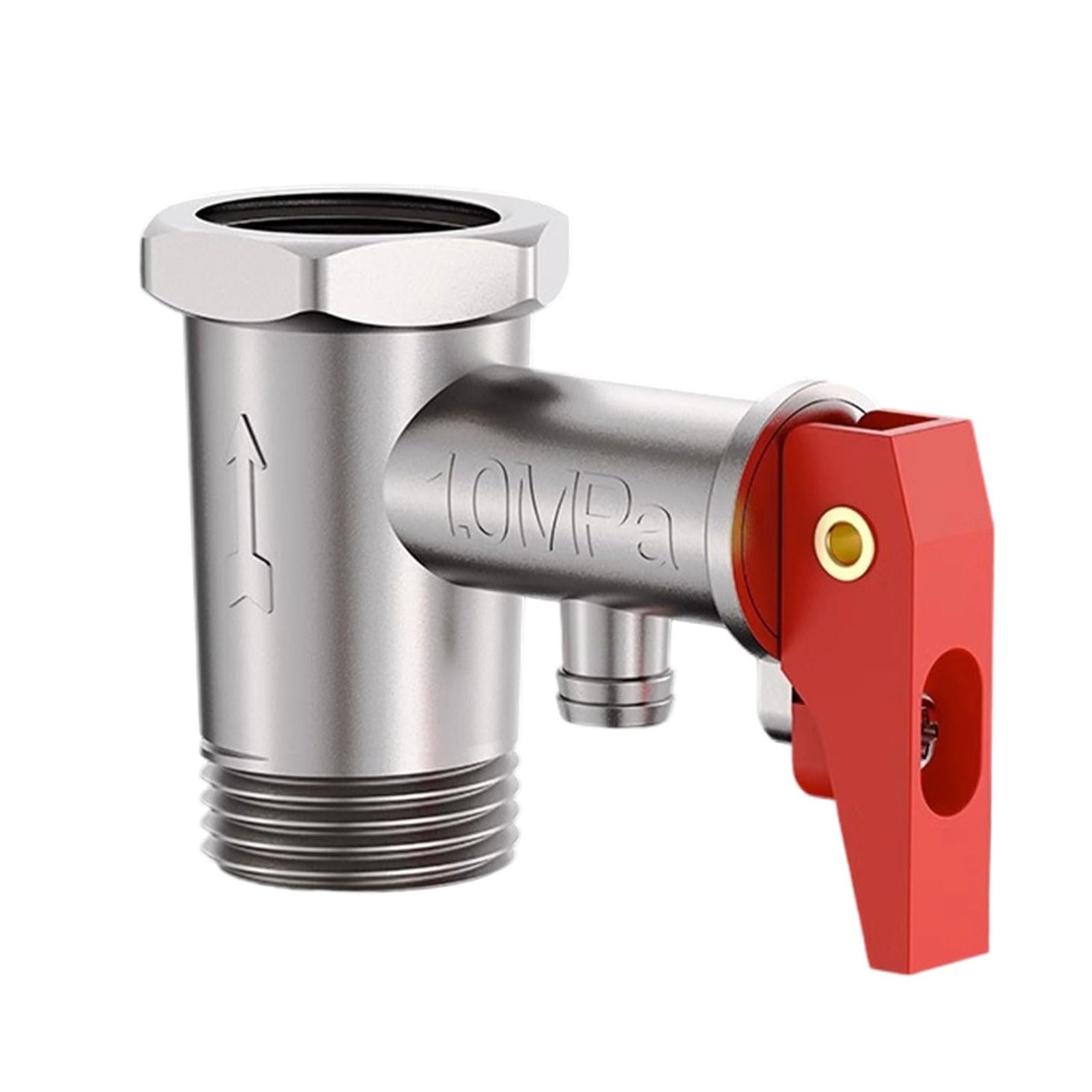 Tsophreniq 1.0Mpa Universals Pressure Relief Valves Replacement Electric Waters Heater Valves For Water Heaters Systems Easy To Use Universals Pressure Relief