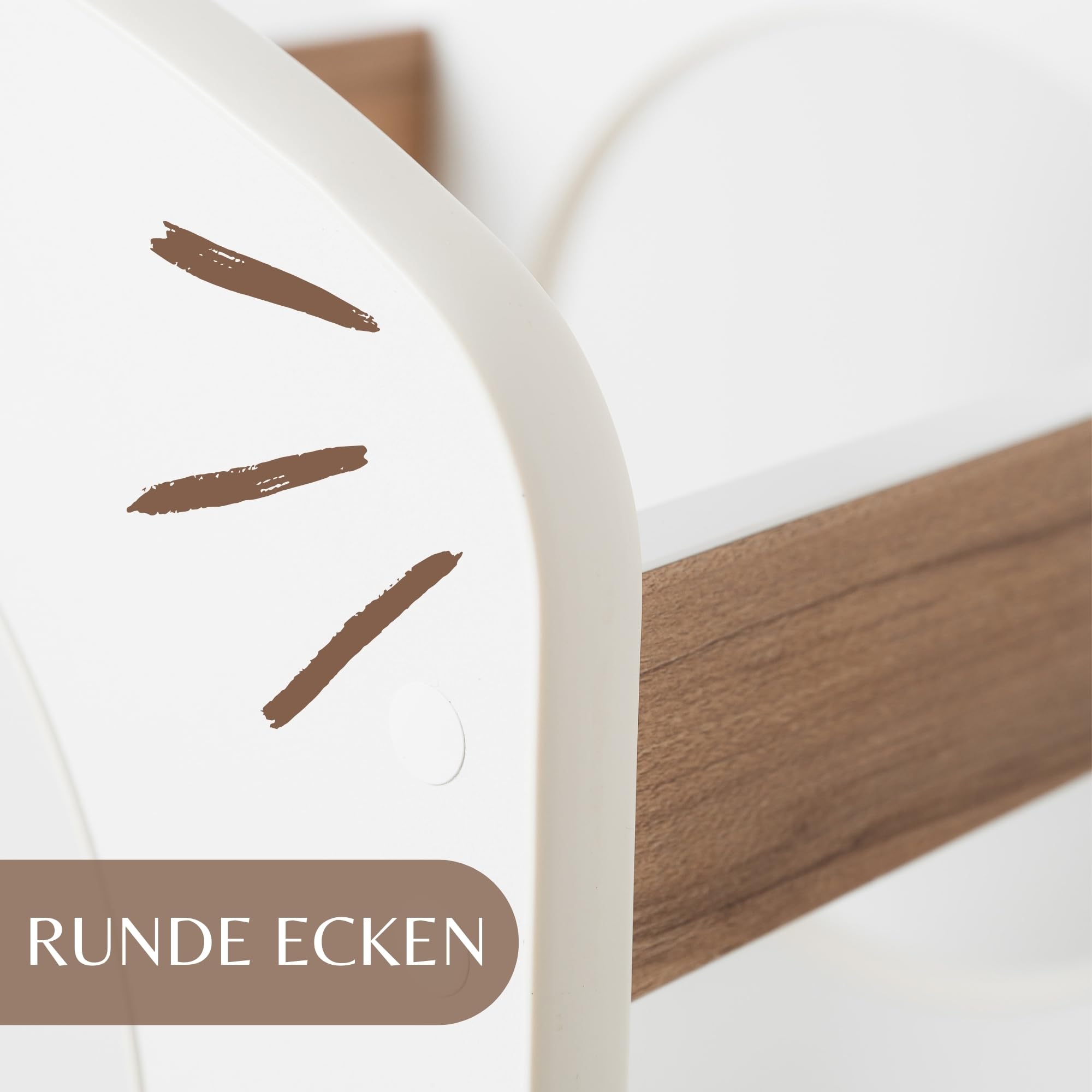 KIDIE Kinder Lernturm ab 1 Jahr, Montessori Höhenverstellbar Lernstuhl Baby, Toddler Learning Tower - Weiss