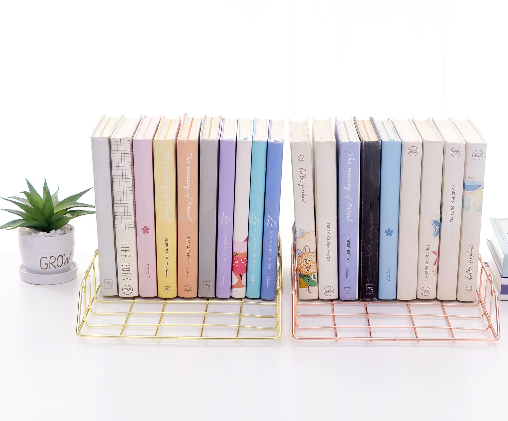 Vassoio Portadocumenti A 2 Strati - Organizzatore Per Scrivania In Metallo, Ideale Per Ufficio - Foto 5