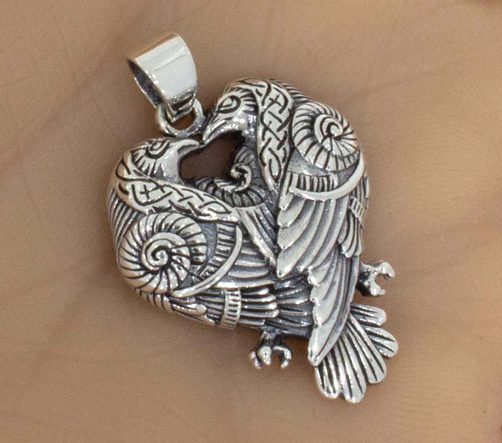 AFP Anhänger Odins Raben 925 Sterling Silber AS-203-1