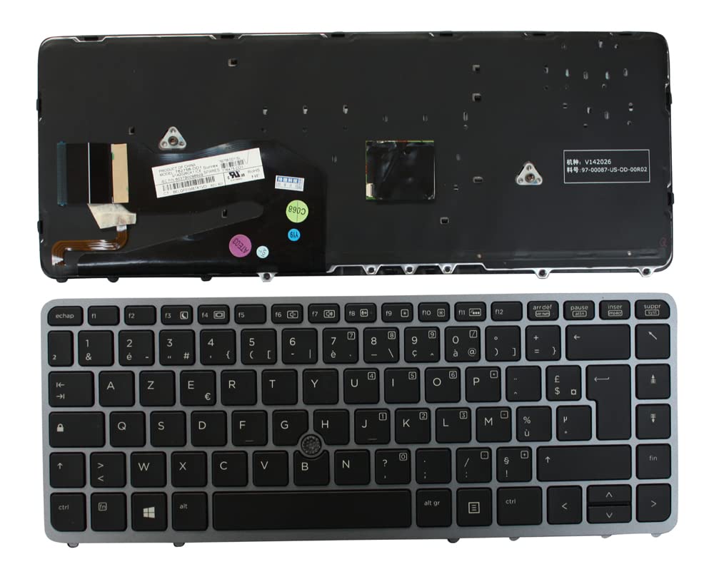 Clavier HP 776475-DD1 rétro-éclairé AZERTY pour travailler confortablement le soir sur votre PC