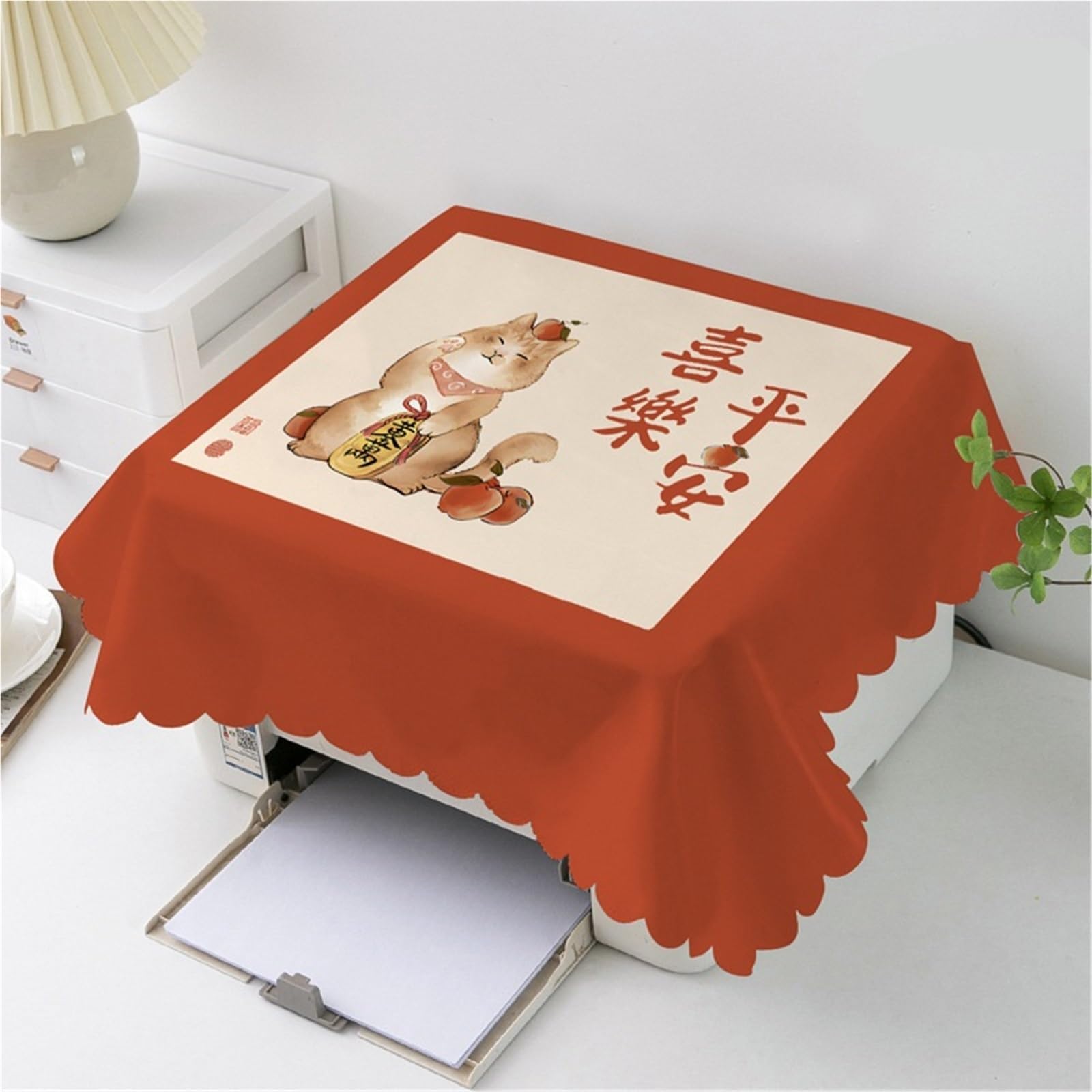 Printer Dust Cover Case Printer Dust Cover Copier Projector Towel Universal Household for Various Printers or Copiers(Color 6)