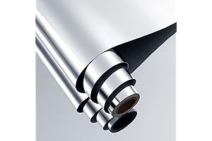 6Pcs Cuttable Mirror Sheets Self Adhesive Mirror Stickers, FunStick 20x40in Flexible Mirror...