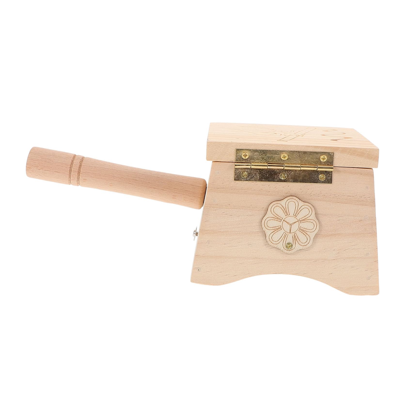 NULYLU Smokeless Moxa Box Burner Wooden Moxibustion Box Moxibustion Case Stable Base Moxibustion for Abdomen Portable Moxibustion Device