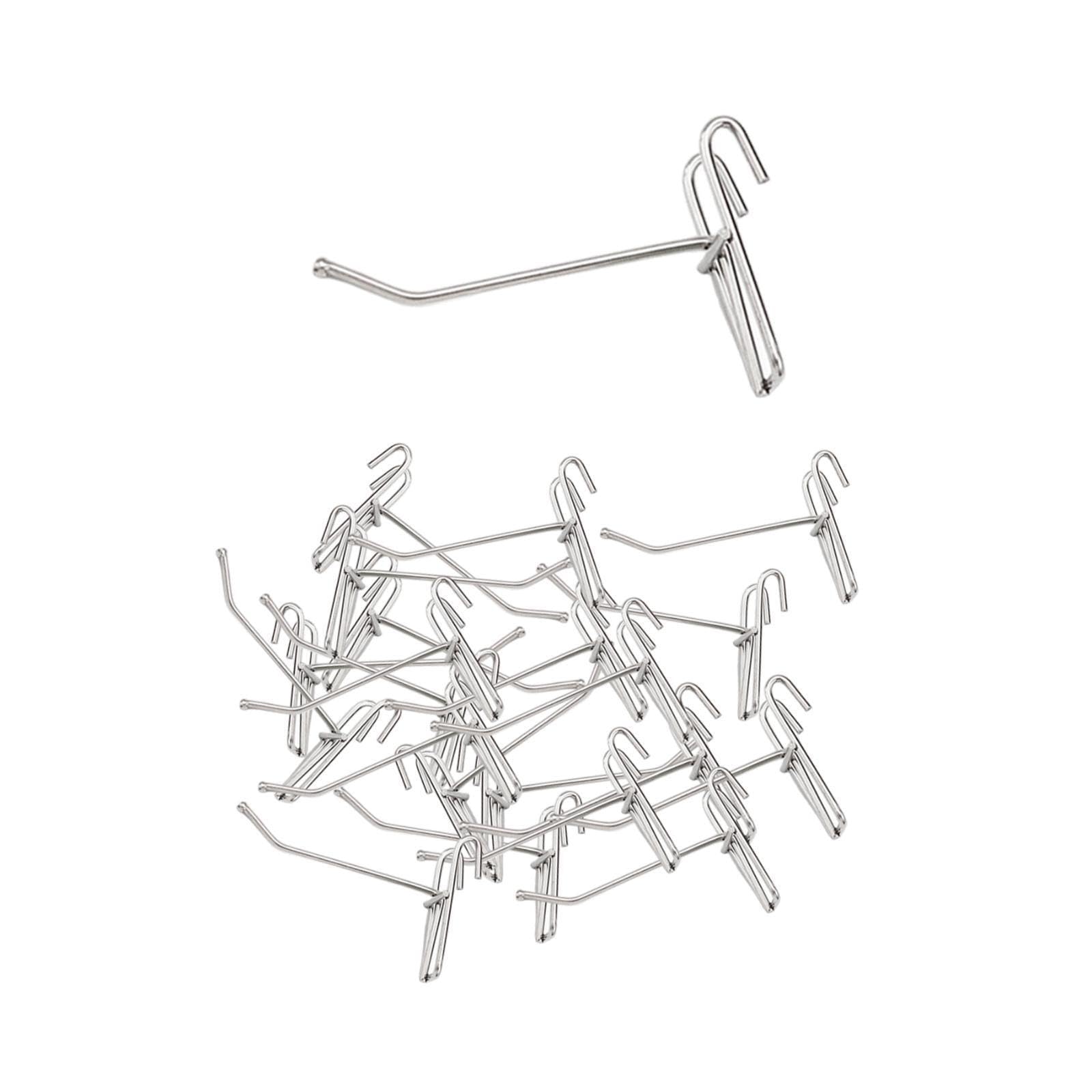 Qixcxaz Innovative Stainless Steel Wall Hooks For Jewelry Store Displays Supermarkets Offering Sturdy Support Jewelry Store Shelf Hooks Hangers Retail Shop
