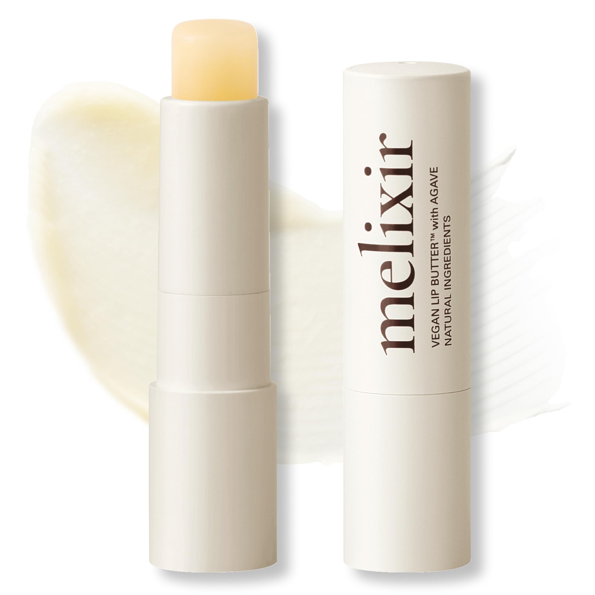 Melixir Vegan Lip Butter — Moisturizing Clear Lip Balm for Dry Lips