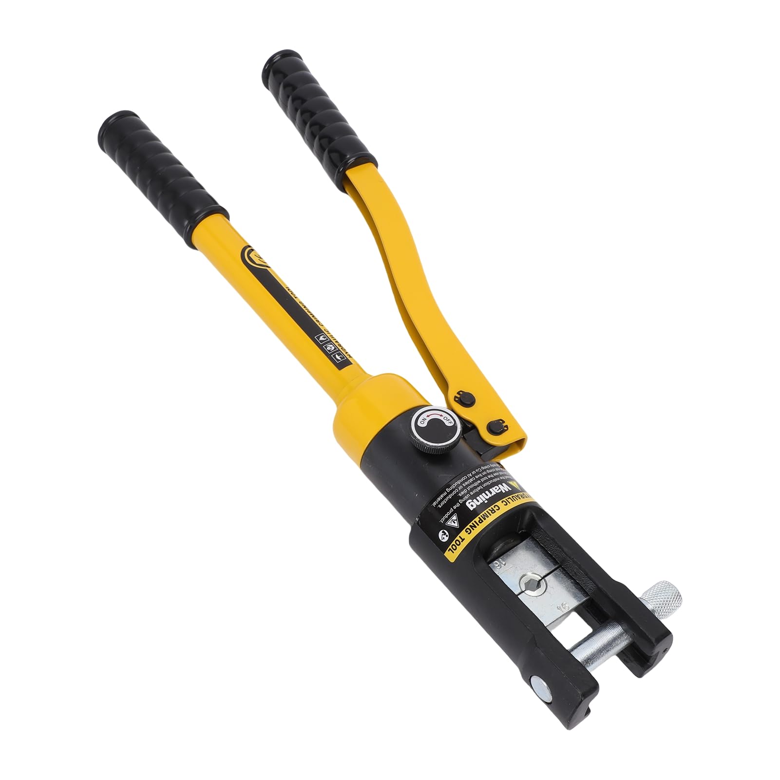 Fafeicy Hydrauliczne Narzędzie do Zaciskania 16T Hydrauliczna Zaciskarka do Końcówek Kablowych Hydrauliczna Zaciskarka do Lin Stalowych z 11 Parami Matryc do Akumulatorowych Kabli