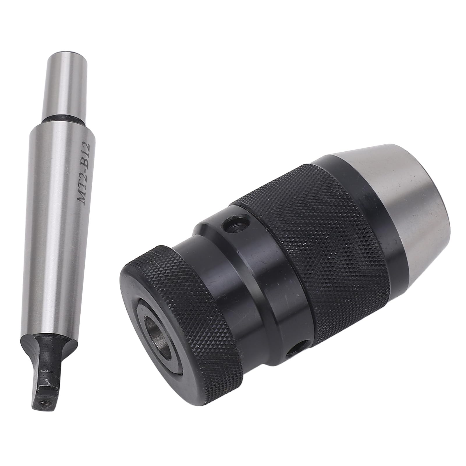 Mandrin de Perçage, Mandrin de Perçage sans clé à Serrage Automatique B12 de 1 à 10 Mm avec Arbre MT2 à B12, pour Perceuses, Fraiseuses, Tours
