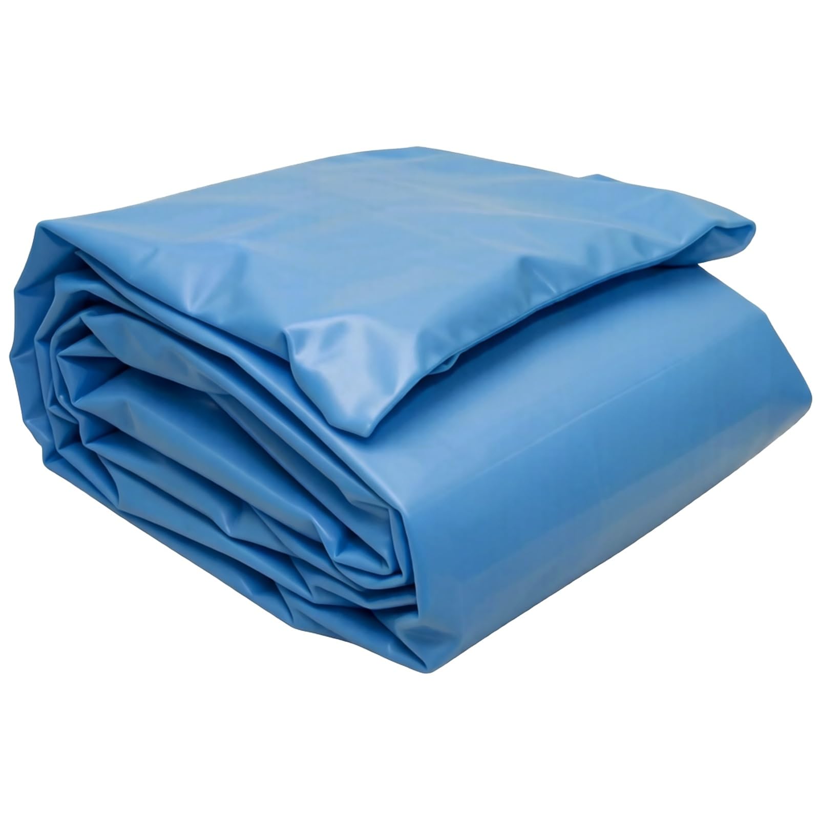 JNTFNE 6Mil Pond Liner Underlayment 1x6m 2x5m 5x6m 7x8m 8x10m 10x12m Blue Heavy Duty Impermeable Membrane for Outdoor Ponds Raised Bed Industrial Reservoir(6x8m(19.7x26.2ft))