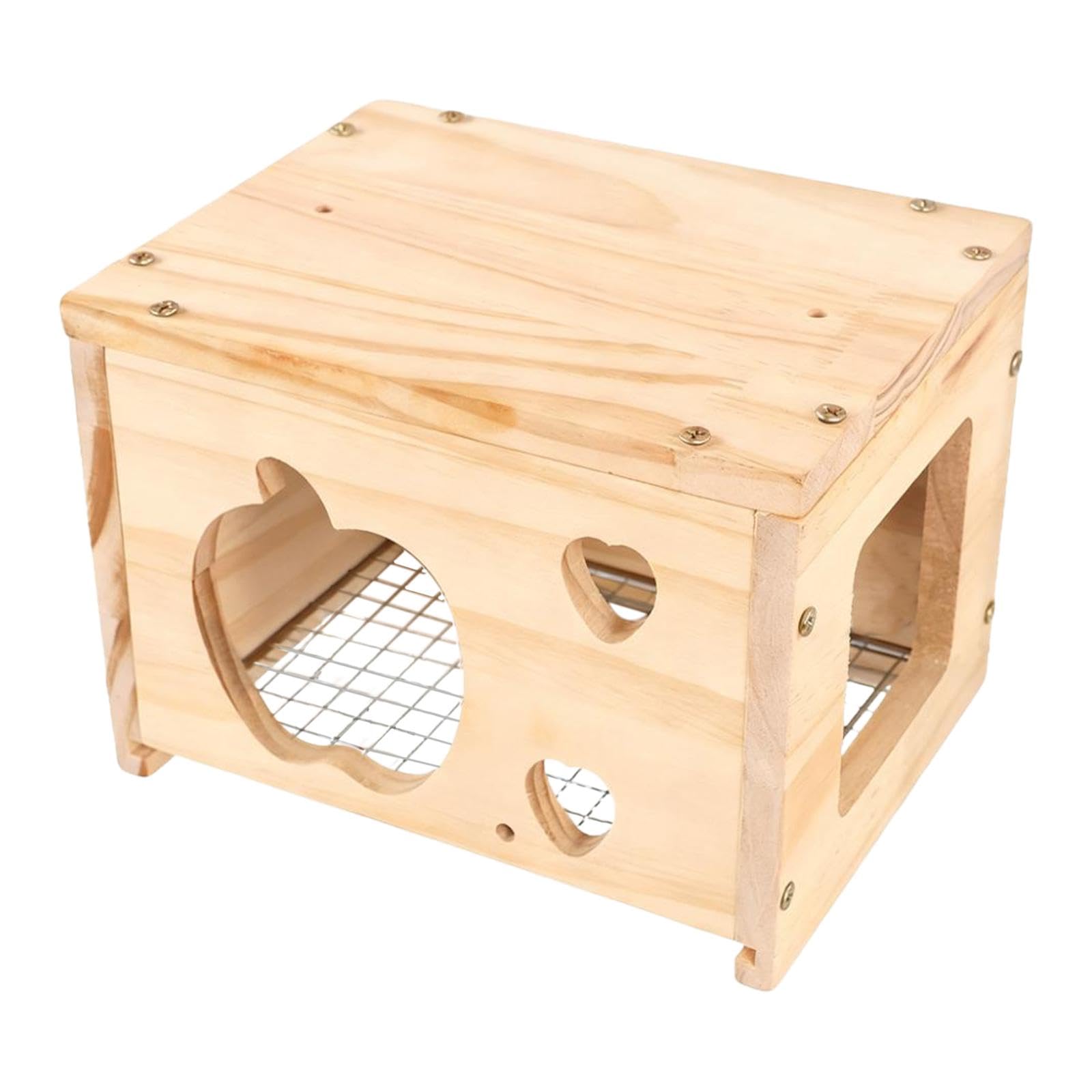 Nichoir en Bois pour Cage, Nid Décoratif pour Canaris,