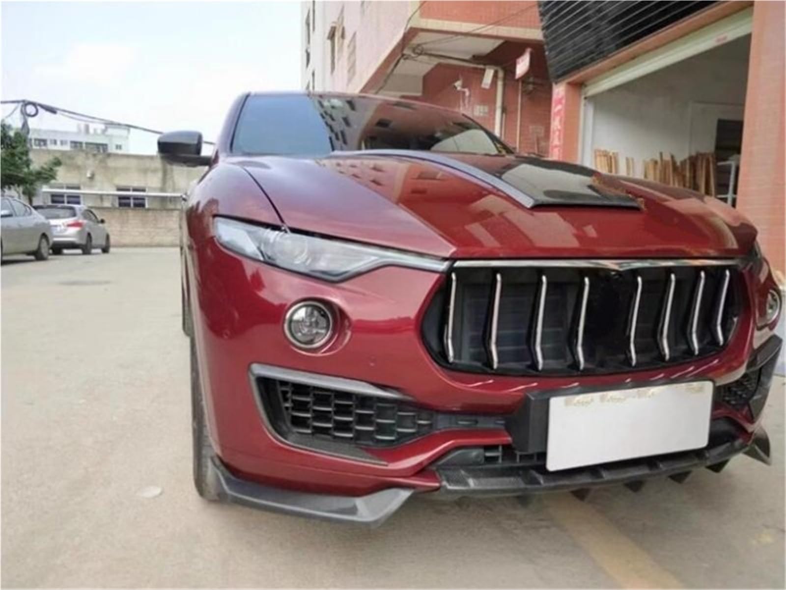 Spojlery tylne Do Maserati Levante 2016-2024 Skrzydło spojlera | Przednia Warga Tylny Dyfuzor Spoiler Wlot Powietrza Tim Pokrywa Body Kit