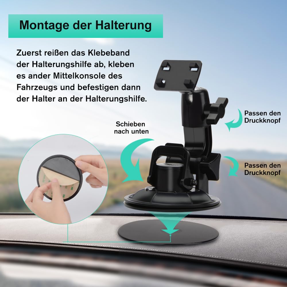 AWESAFE Bluetooth Navigationsgeräte mit 9 Zoll Touchscreen, GPS Navigation für LKW PKW KFZ, 2023 Europa Karten