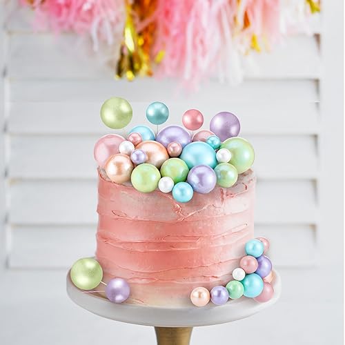 Miniatura 247 de 108 bolas para decoración de tartas, decoración de cupcakes, globos de espuma para hornear pasteles, boda, aniversario, decoración de cumpleaños