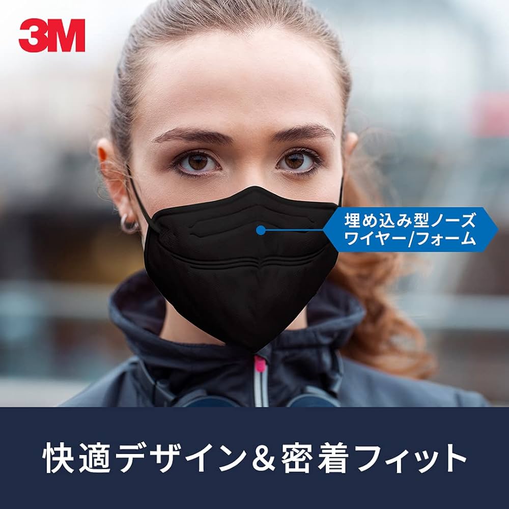 Amazon | 3M マスク ウイルス飛沫対策 KF94 不織布 快適形状 密着