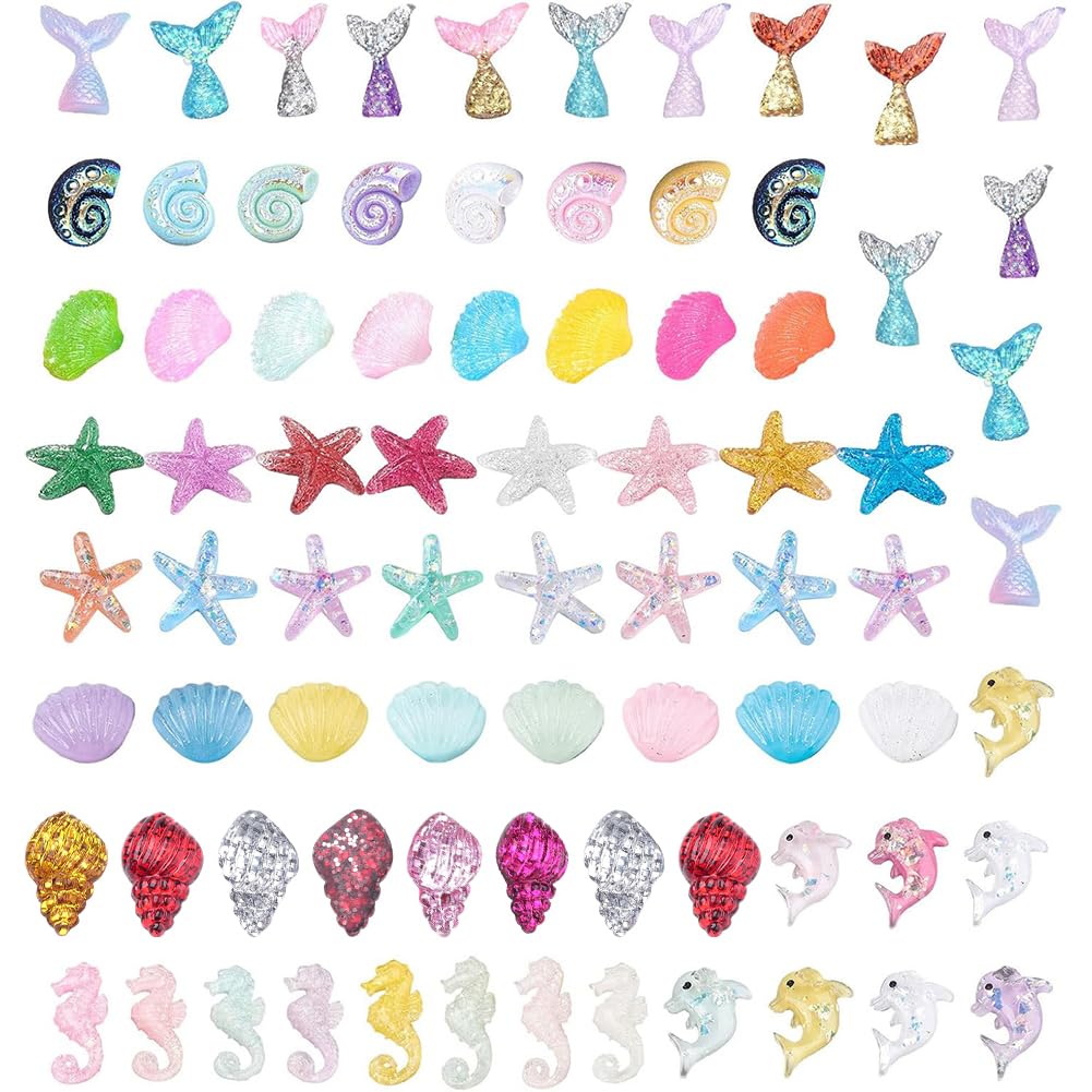 Cabujones de animales SUNNYCLUE de reverso plano para personalizar tus manualidades y slime