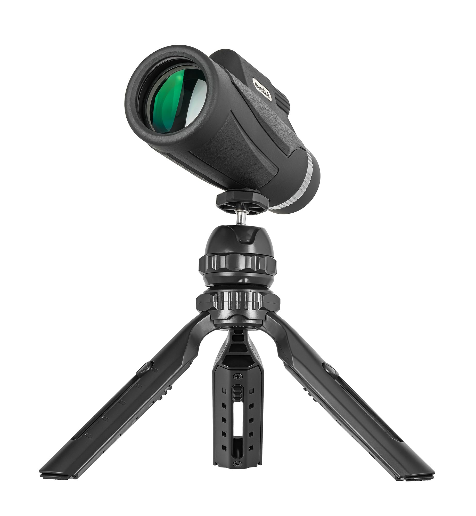 Levenhuk New Wise PLUS 10x42 Monokular Kompaktowy IP67 | Kieszonkowa Luneta, Optyka BaK-4, Kompatybilna ze Statywem, do Wędrówek, Birdwatchingu, Kempingu, Polowań i Podróży