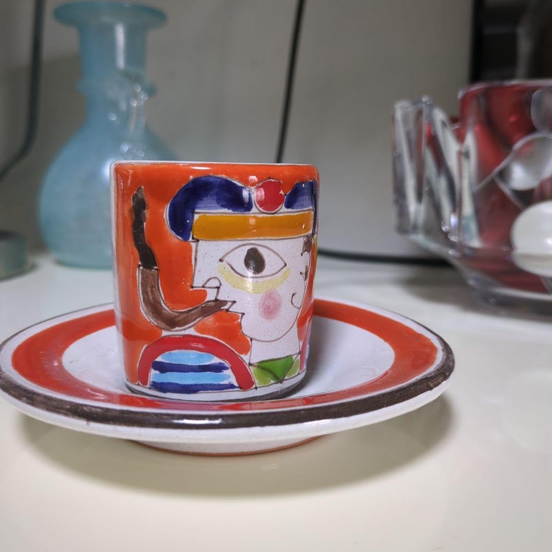 Amazon.co.jp: DESIMOEデシモーネ イタリア デミタスカップ＆ソーサー 