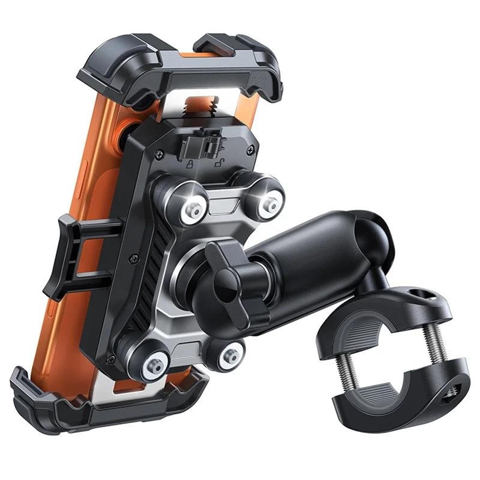 Supporto Per Telefono Per Moto Bicicletta Con Smorzatore Di Vibrazioni Per Scooter ATV UTV Universale
