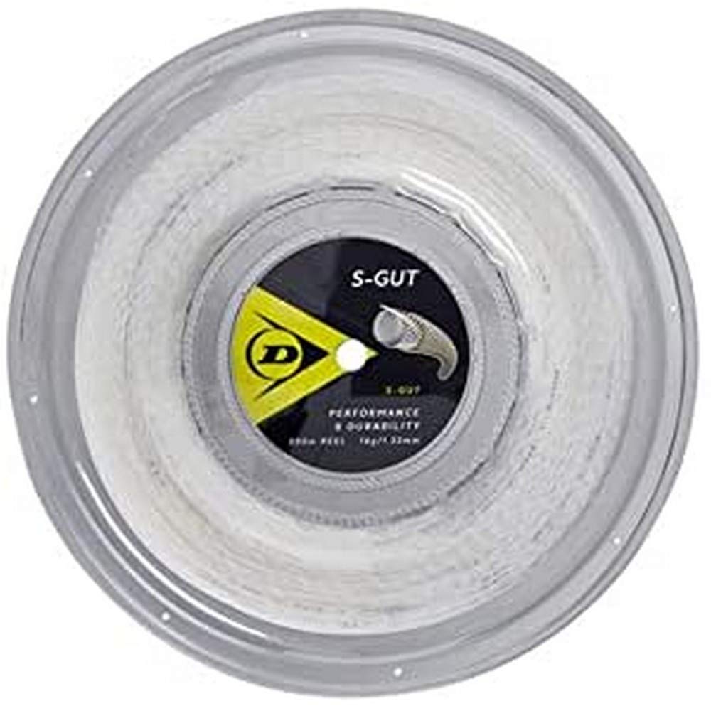 Dunlop Tennis String S-Gut White 200 m Reel