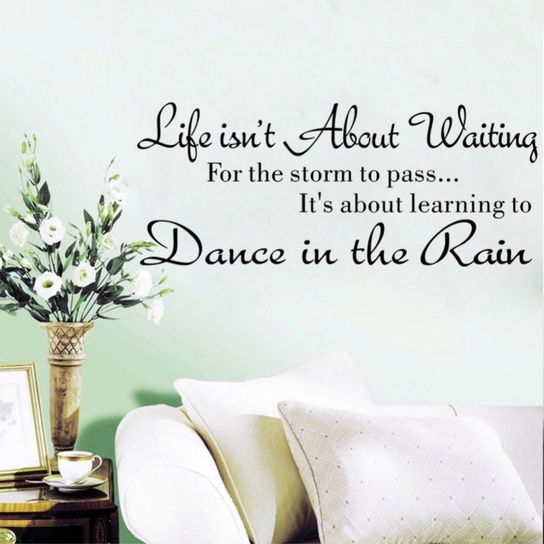 Life is not About Waiting Art stickers