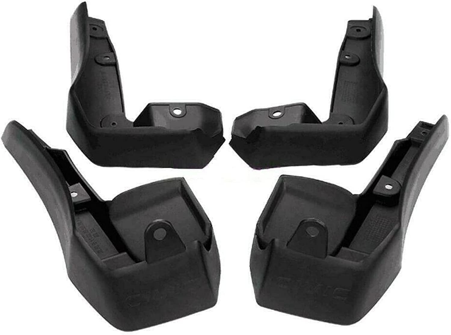 Nysldsco Normal 4Pcs Premium Mud Flaps For Honda Civic 2016 2017 2018 2019 Front And Rear Splash Guards Durable Mudguards Protection Against Road Debris