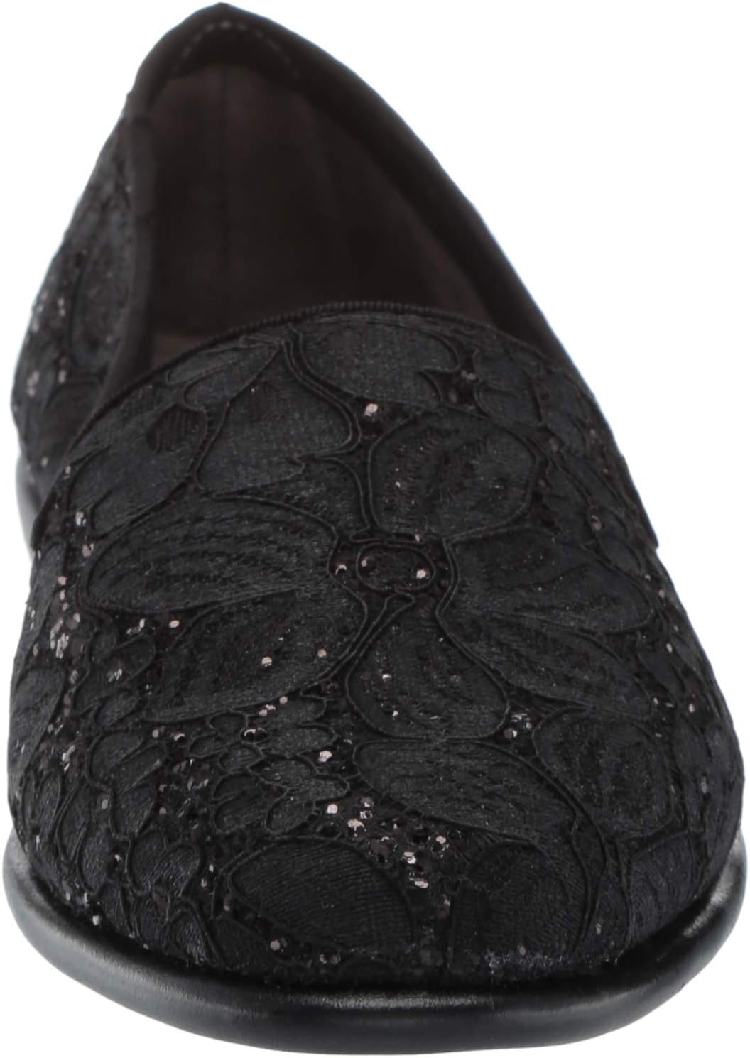 Aerosoles Women's Betunia Slip-On Loafer with Memory Foam Footbed 5 Black Fabric