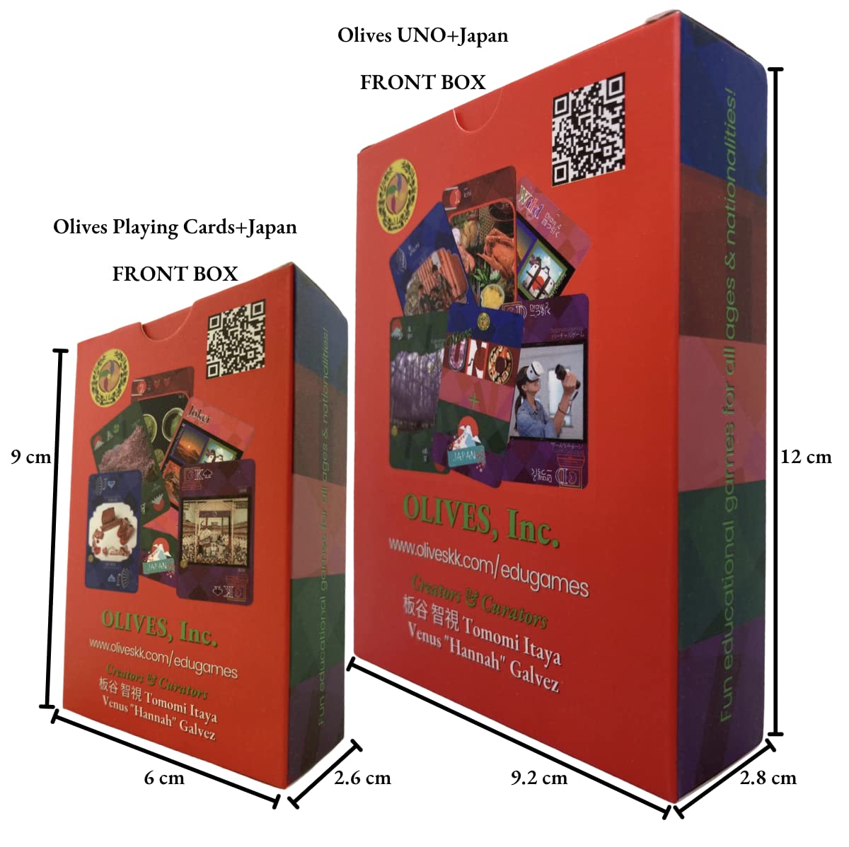 Olives Jeu de cartes + Japon & Olives UNO+Japan Set (2 decks : 54+108 belles cartes toutes différentes) Caractéristique Art japonais Langue Culture Souvenir populaire OIJ