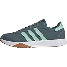 adidas Womens 7626 Sneakers Shoes Casual - Green, Off White