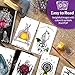Naked Heart Tarot Deck by Jillian C. Wilde - Black Tarot Cards with Guide Book, Nature & Animal Tarot Deck for Beginners & All Level Tarot Cards Deck Readers