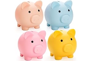 ZEAYEA Cute Plastic World Cup Piggy Bank