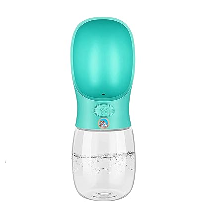 Petit Dog Water Bottle Leak Proof Portable Puppy Water Dispenser Drinking Feeder Pet Care Cup for Outdoor Walking Hiking Travel (12 Oz / 350ml Color May Vary)