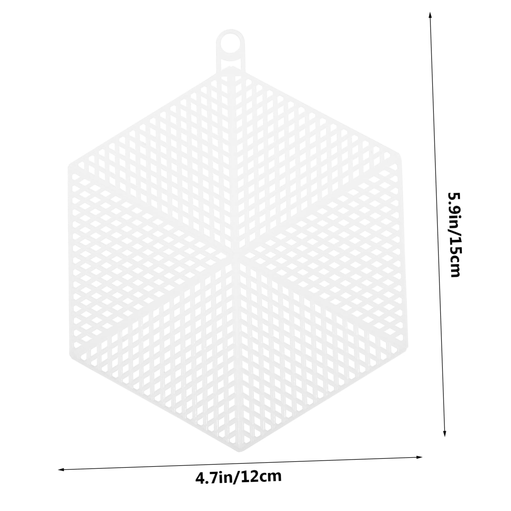 VILLCASE 10 Pack Handmade Embroidery Needles Sturdy Plastic Mesh Sheets for Creative Projects