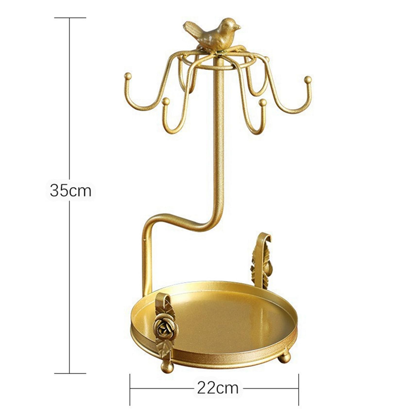 2X Soporte para Tazas de Café, Estante de Almacenamiento para Tazas de Té, Soporte para Tazas de Té, Soporte Independiente para Tazas, Soporte para Tazas para Mostrador de Cocina B