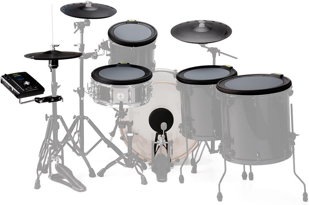 NFUZD Audio NSPIRE Classic NSP1-CFLPK Full Pack Electronic Drum Set (12", 14", 16" Tom Trigger Pads,14" Snare/Tom Trigger Pad, Kick Trigger Pad, and an NSPIRE I/O Module )