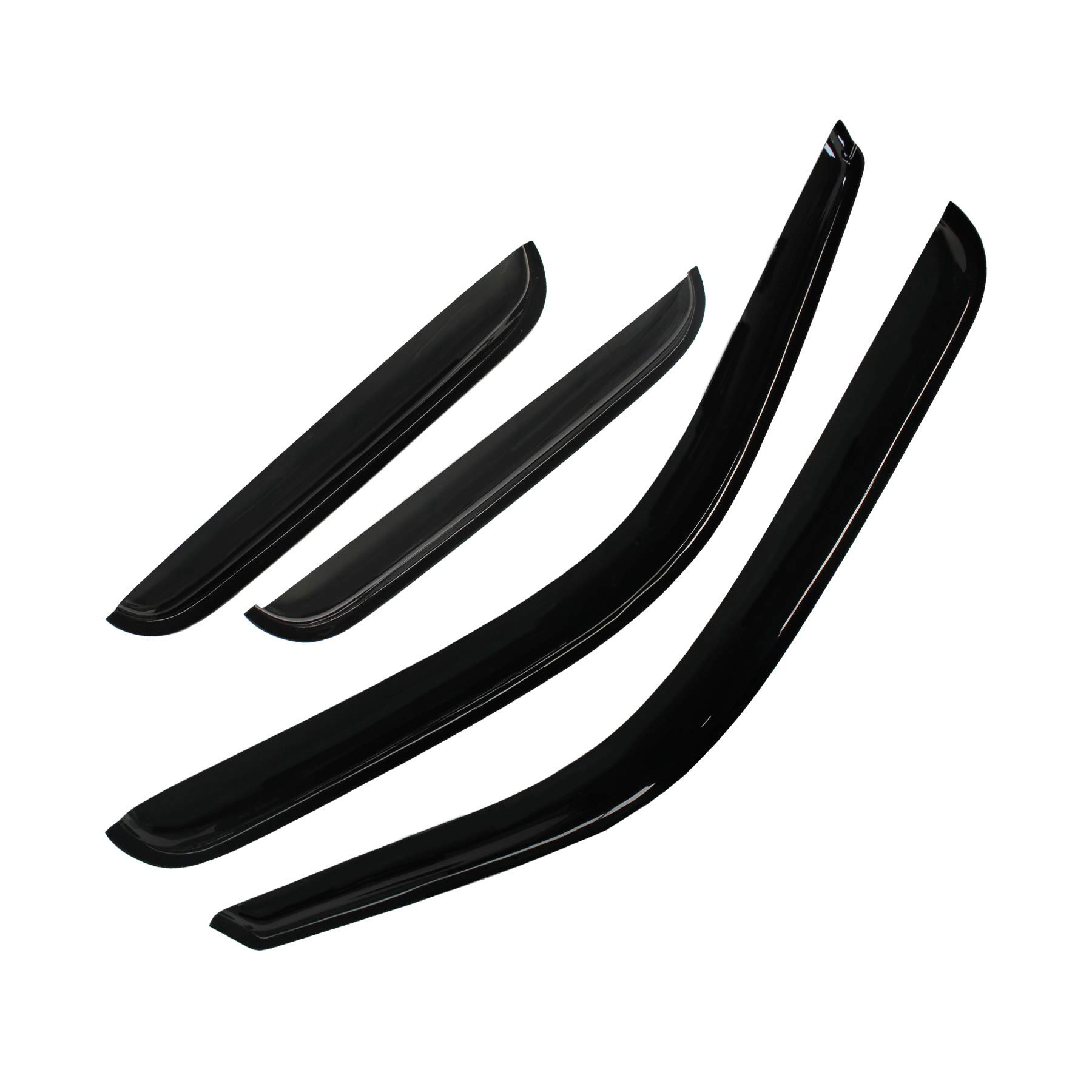 4pcs Side Window Deflectors Window Visors for 97-13 Expedition Sun/Rain Guard Visor