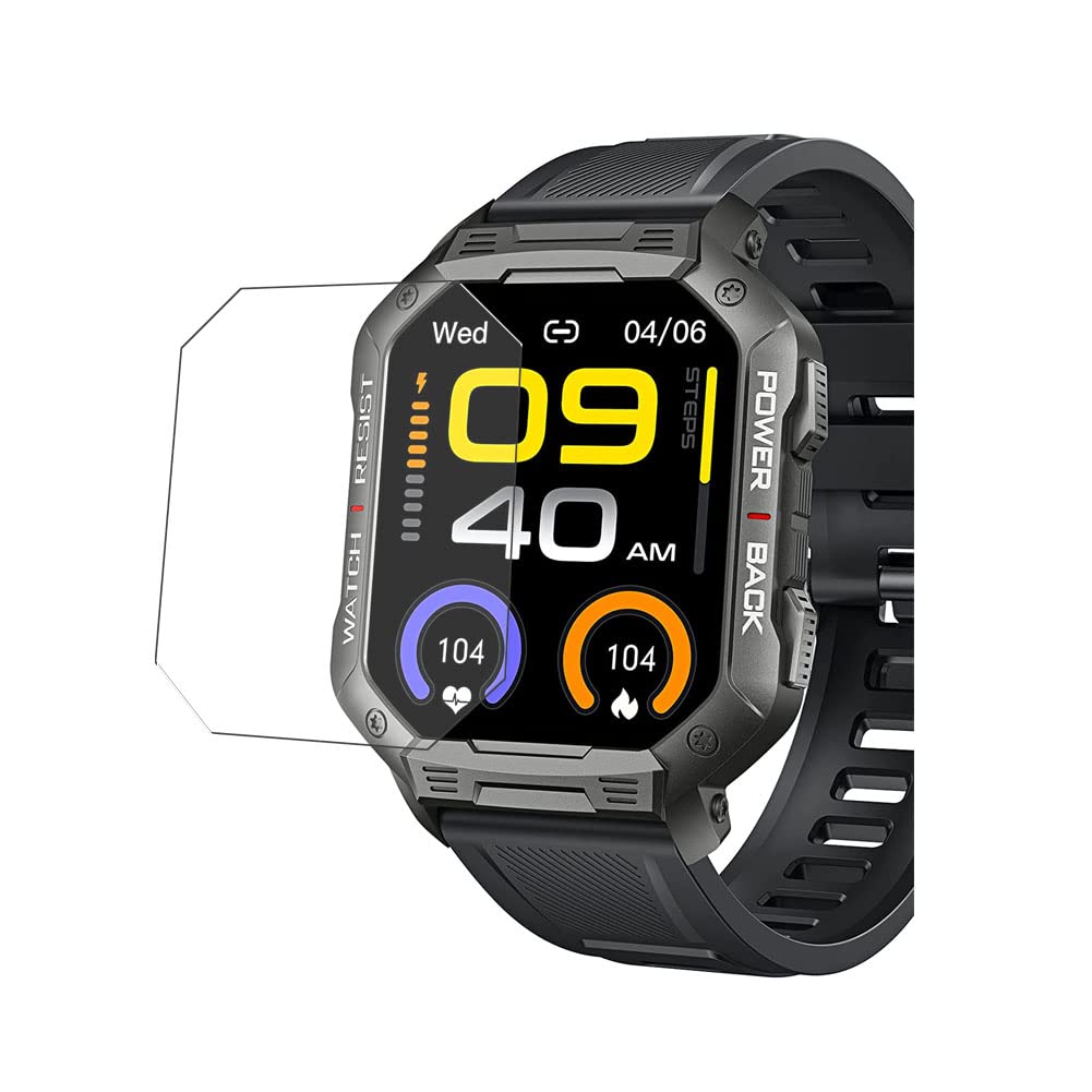 Puccy 3 Pack Screen Protector, compatible with Rgthuhu LENUMB cbut NX3 1.83" smartwatch Smart Watch TPU Film Guard （ Not Tempered Glass Protectors）