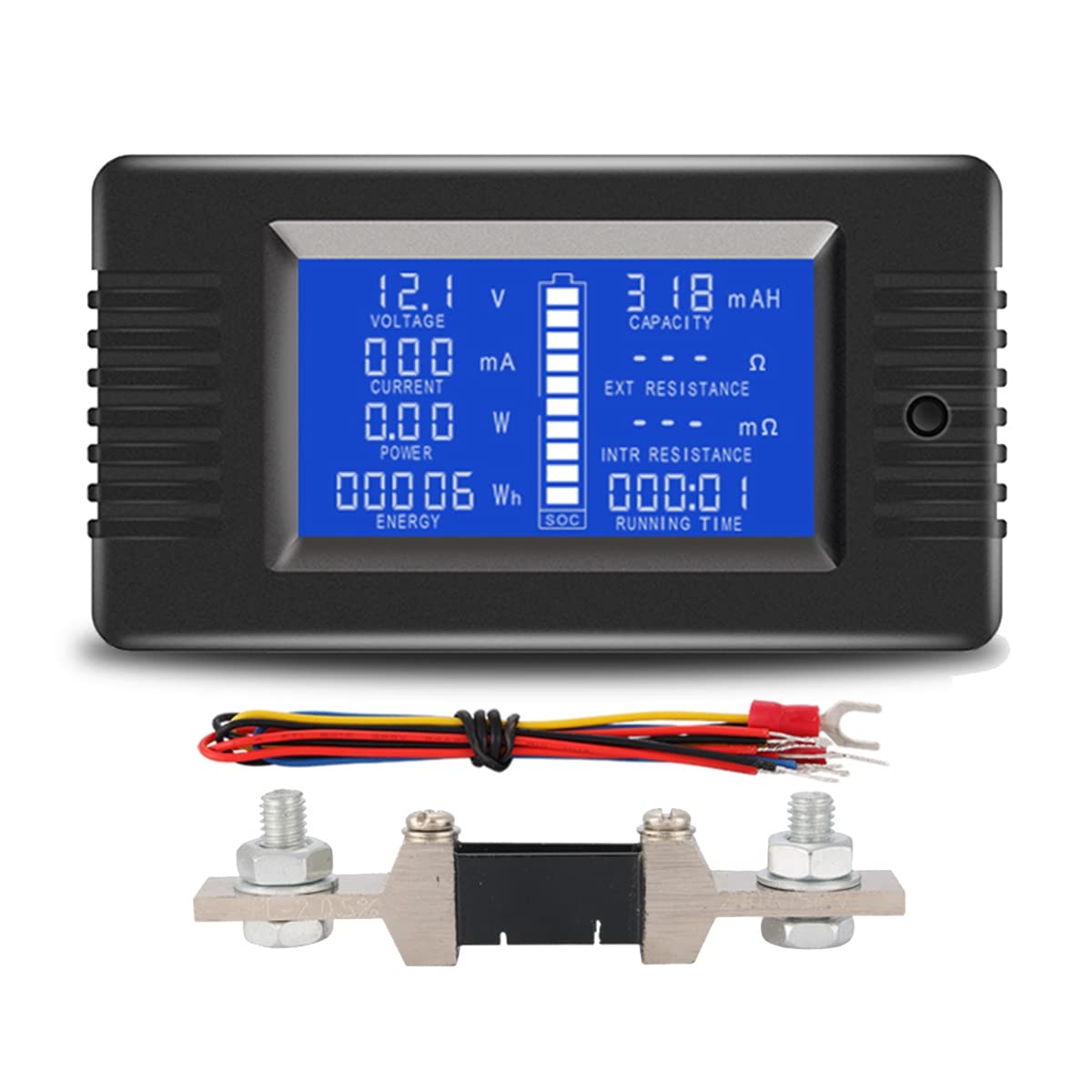 PZEM015 Digital DC 0-200V Current with 200A Shunt Car Battery Tester Meter Monitor 12V 24V 48V