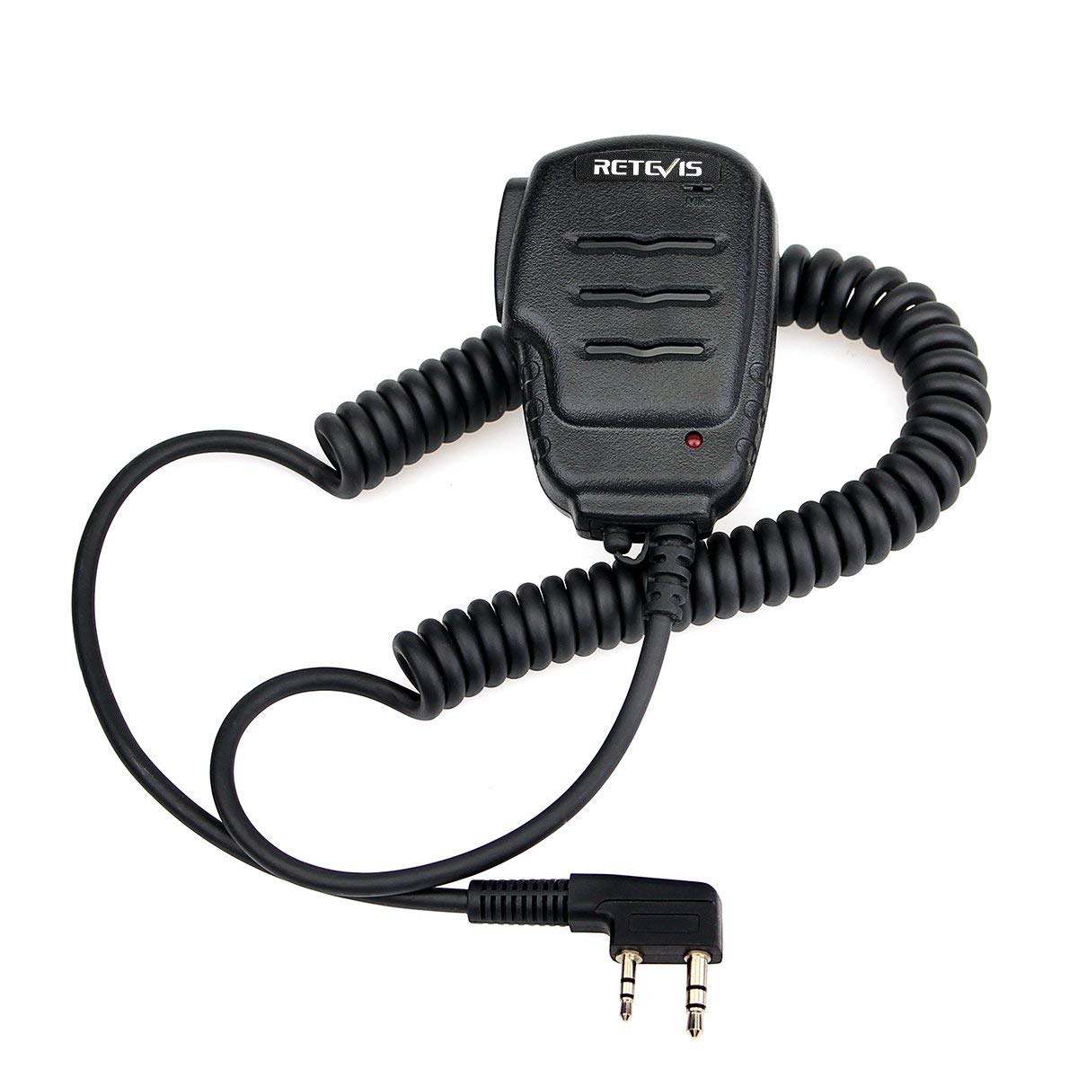 Retevis RS111 Altoparlante Microfono 2 Pin per Walkie Talkie RT24 RT22 RT27 RT3S RT5 Kenwood BAOFENG UV-5R BF-888S TYT