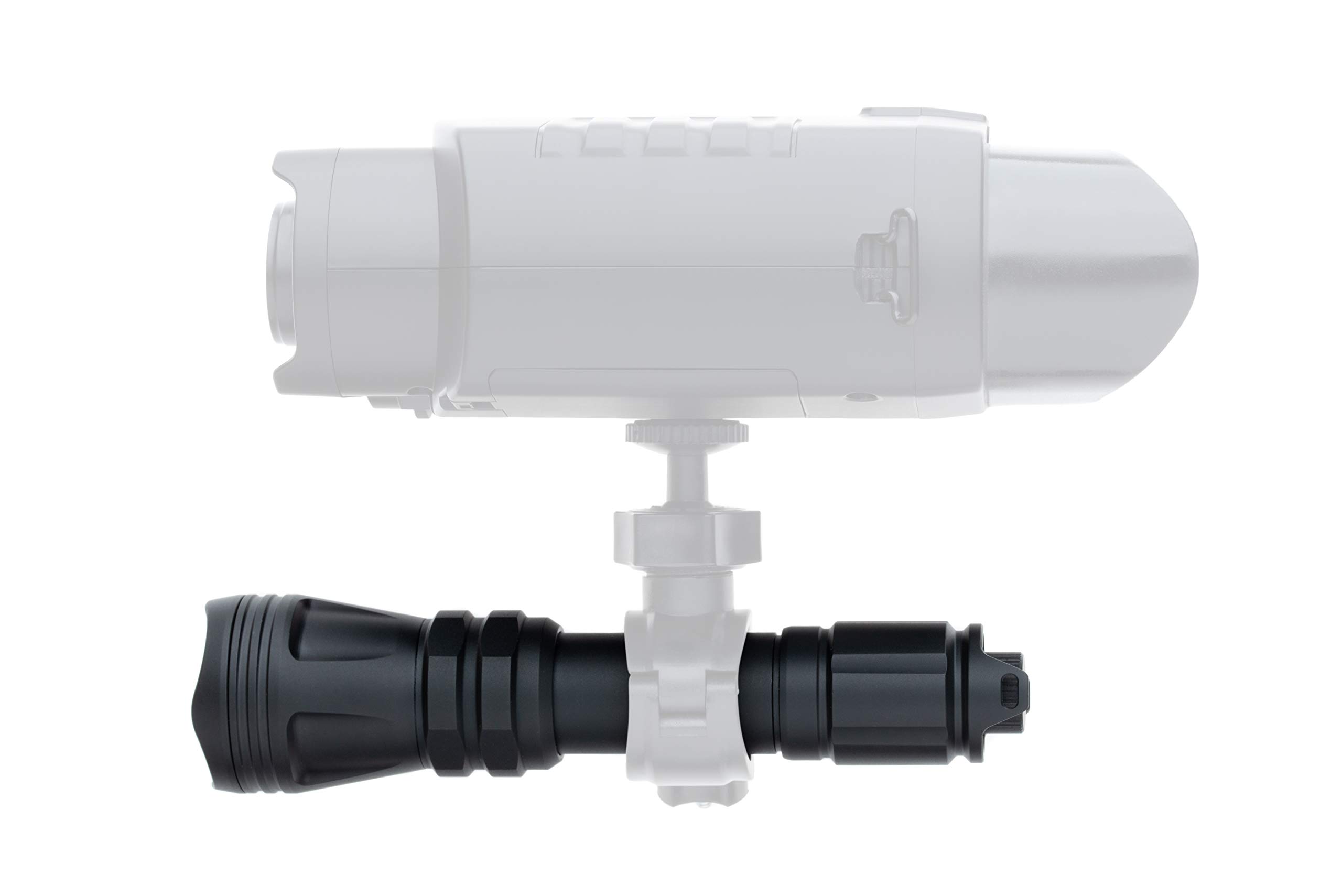 Nightfox XB5 linterna infrarroja | Longitud de onda encubierta de 940nm | Luz invisible para usar solo con dispositivos de visión nocturna | LED de 5W | Enfoque rápido | Regulable