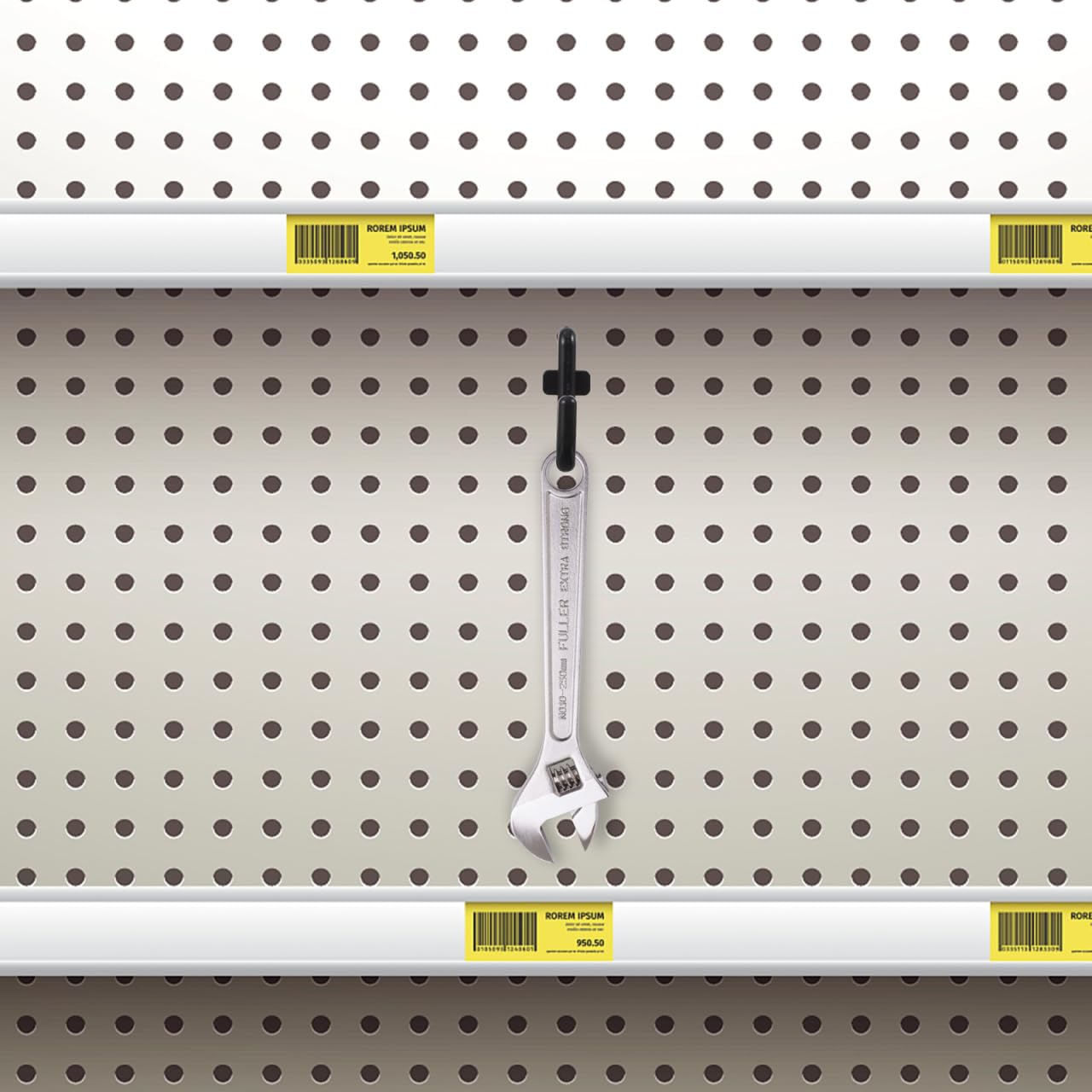 Mobestech 50 Pezzi Gancio Portaoggetti Assortimento Di Ganci Per Pegboard j Portautensili Per Pannelli Forati Gancio Da Officina Ganci Parete a Piolo Ufficio Plastica Titolare Conservazione