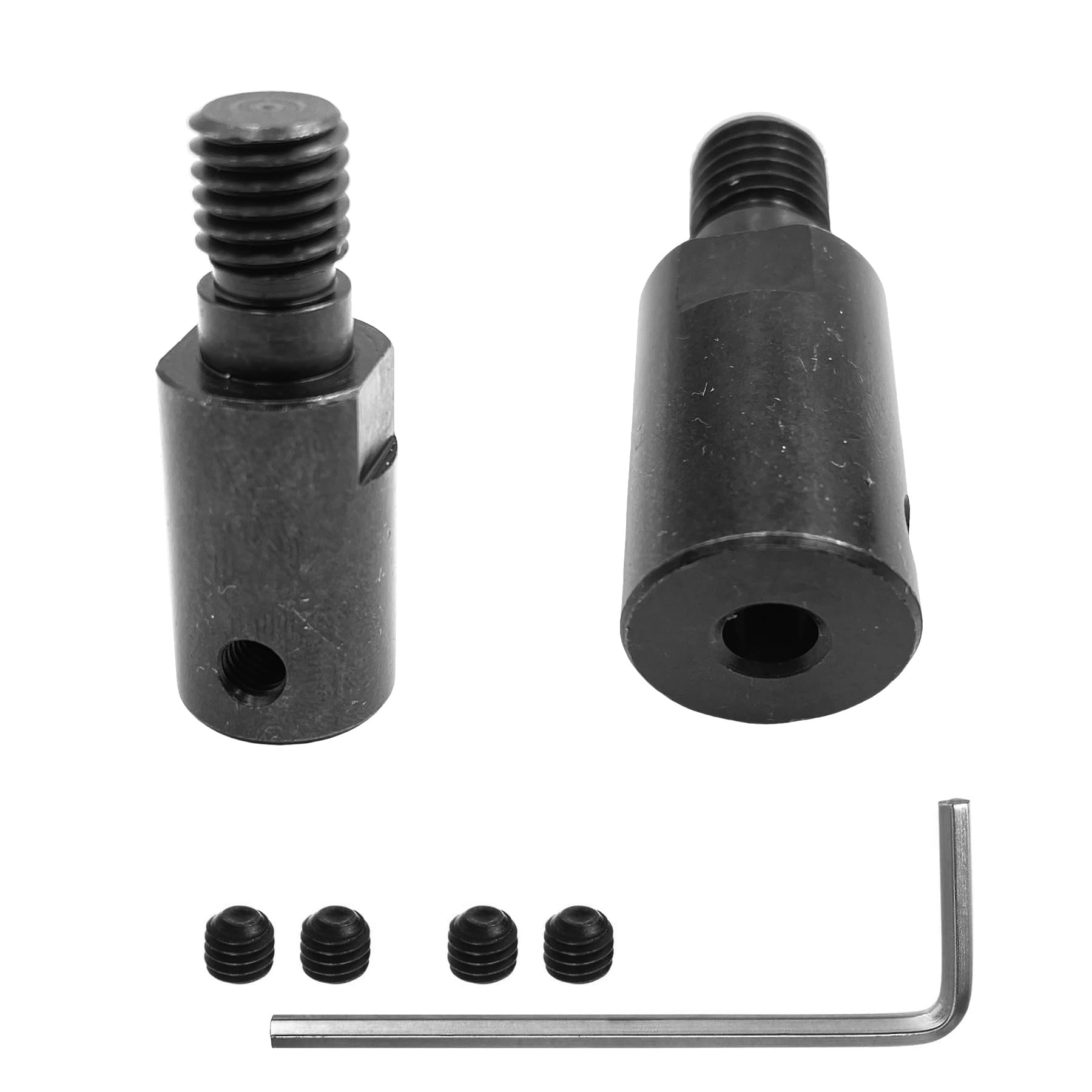 daier 2Pcs Angle Grinder Motor Shaft Coupler M10 5mm Sleeve Saw Blade Connector for Saw Blade Connection Coupling Joint Connector Coupler Sleeve Accessories
