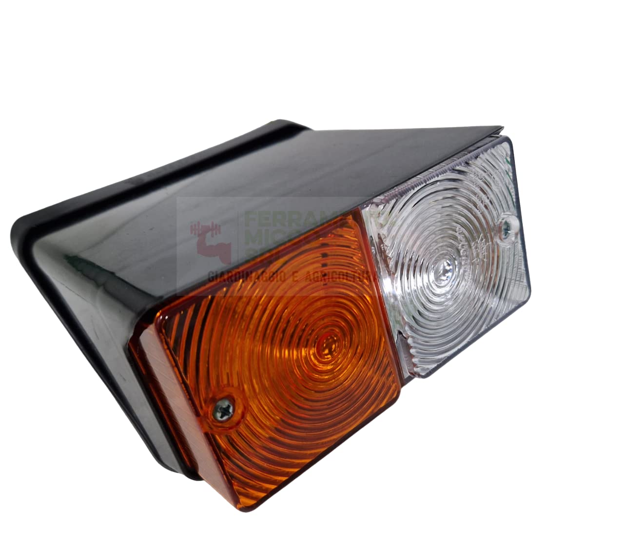 AMA Imel Fanale anteriore destro per trattore 12V: Fanale con luci di posizione e di direzione, Compatibile con diversi modelli di macchine agricole Ford