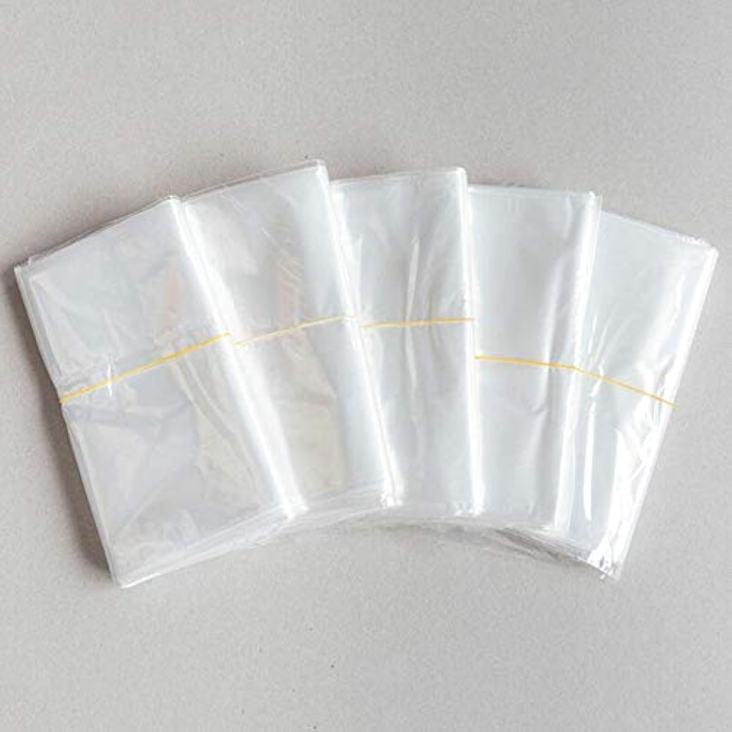 INSX Heat Shrink Wrap Bags for Waterproof Seal and Safe Packaging Odorless Transparent Ecofriendly (Pack of 100) (40 x 40 cm)